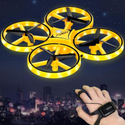 Радіокеровані моделі - Квадрокоптер Tracker Drone керування жестами руки / ручний дрон / керується рукавичкою годинником на подарунок іграшка дитині (PV-140091899) (160401984)