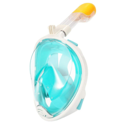 Для пляжа и плавания - Полнолицевая маска для плавания Free Breath M2068G с креплением для камеры L/XL Turquoise (3_00651)