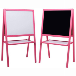 Детская мебель - Мольберт детский двухсторонний магнитный Бертик розовый 3в1 65х54х109 (500854714)