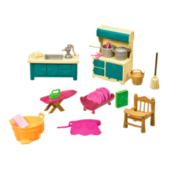 Аксессуары для фигурок - Игровой набор Li'l Woodzeez Кухня и подсобное помещение (6125Z)