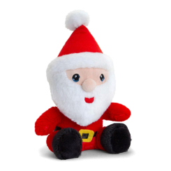 Персонажи мультфильмов - Мягкая игрушка Keel Toys Eco Christmas Санта 14 см (SX6394/3)