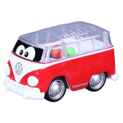Машинки для малюків - Машинка Bb junior Volkswagen Samba Poppin bus червона (16-85109/16-85109 red)