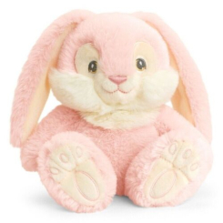 Мягкие животные - Мягкая игрушка Keel Toys Крольчонок-латки на пятках розовое 15 см (SE1361/3)