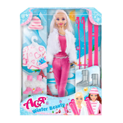 Куклы - Кукла Ася Зимняя красавица блондинка 28 см (35129)