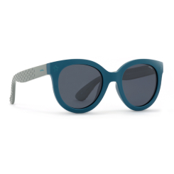Солнцезащитные очки - Солнцезащитные очки INVU Темно-бирюзовые панто (2913B_K) (K2913B)