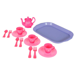 Дитячі кухні та побутова техніка - Набір посуду Чайний сервіз з підносом Simba (4735259)