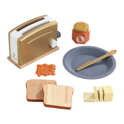 Детские кухни и бытовая техника - Игрушечный тостер KidKraft Металлический модерн (53536)
