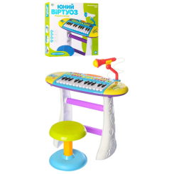 Музичні інструменти - Дитячий синтезатор Limo toys Юний віртуоз (LI10314)