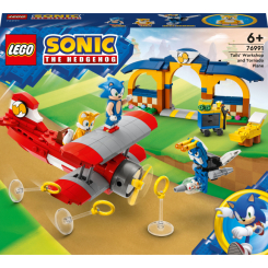 Конструкторы LEGO - Конструктор LEGO Sonic the Hedgehog Мастерская Тейлз и самолет Торнадо (76991)