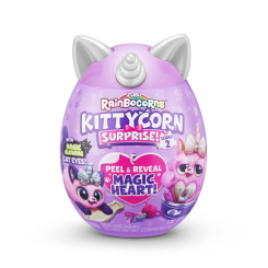 Мягкие животные - Мягкая игрушка-сюрприз Rainbocorn-D Kittycorn surprise S2 (9279D)