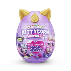 Мягкие животные - Мягкая игрушка-сюрприз Rainbocorn-E Kittycorn surprise S2 (9279E)