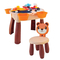 Детская мебель - Игровой стол и стул IBLOCK Time 2 school коричневый (PL-921-286)