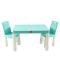 Детская мебель - Игровой стол и стулья Doloni голубовато-белый (04680/7)