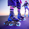 Ролики детские - Роликовые коньки Neon Combo Skate синие 30-33 (NT09B4)#2