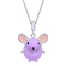 Ювелірні прикраси - Кулон UMa&UMi Pets Мишка фіолетовий (2210000005945)#2