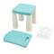 Детская мебель - Детский стульчик-табурет Doloni голубой-белый (04690/7)#4