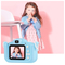 Фотоаппараты - Детский цифровой фотоаппарат Smart Kidsт с 2" экраном в силиконовом чехле "Кошечка" с встроенными играми Голубой (FB 44230611)#4